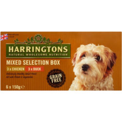 Harringtons Wet Chicken & Duck Mixed Selection Box Dog Food